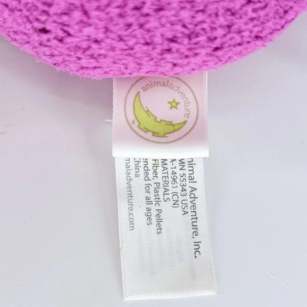 Animal Adventure Purple Monkey‎ Plush 12 in Pink Face 2012 Stuffed Toy